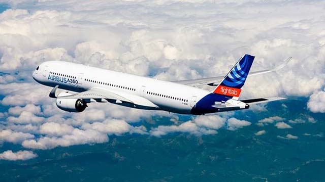 Airbus A350 DLR Testflüge mit SAF Treibstoff